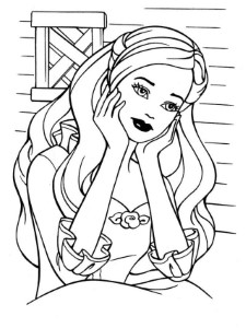 Barbie fashion coloring pages 14 / Barbie Fashion / Kids
