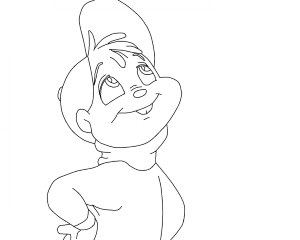 Alvin And The Chipmunks Coloring Pages Coloring Pages Kid 130626