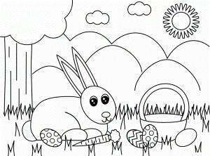 Easter Basket Coloring Pages - Free Coloring Pages For KidsFree