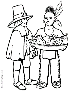 Thanksgiving Coloring Pages, Sheets and Pictures